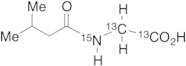 N-Iso Valerylglycine-13C2,15N