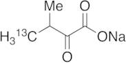 α-Keto Isovaleric Acid-13C Sodium Salt