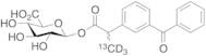 rac Ketoprofen-13C,d3 Acyl-b-D-glucuronide(Mixture of diastereomers)