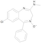 Chlordiazepoxide (1.0 mg/mL in Methanol)