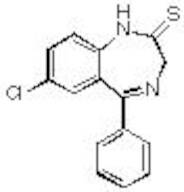 7-Chloro-1,3-dihydro-5-phenyl-2H-1,4-benzodiazepine-2-thione (1mg/ml in Acetonitrile)