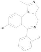 8-Chloro-6-(2-fluorophenyl)-3a,4-dihydro-1-methyl-3H-Imidazo[1,5-a][1,4]benzodiazepine (>90%) (Midazolam Impurity) (1mg/ml in Acetonitrile)