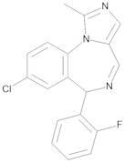8-Chloro-6-(2-fluorophenyl)-1-methyl-6H-Imidazo[1,5-a][1,4]benzodiazepine (1mg/ml in Acetonitrile)