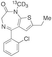 Clotiazepam-13C,d3 (1mg/ml in Acetonitrile)