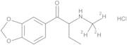 2-(Methylamino-d3)-3',4'-(methylenedioxy)butyrophenone Hydrochloride (1.0mg/ml in Acetonitrile)