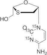Lamivudine-15N2,13C