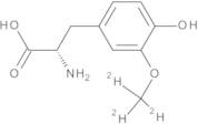 L-3-(4-Hydroxy-3-methoxy-d3-phenyl)alanine
