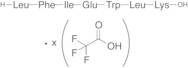 Leucyl-Phenylalanyl-Isoleucyl-Glutamyl-Tryptophyl-Leucyl-Lysine xTFA Salt