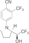 4-[(2R)-2-[(1S)-2,2,2-Trifluoro-1-hydroxyethyl]-1-pyrrolidinyl]-2-(trifluoromethyl)-benzonitrile