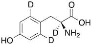 L-4-Hydroxyphenyl-2,6-d2-alanine-2-d1