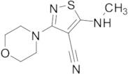 5-(Methylamino)-3-morpholino-4-isothiazolecarbonitrile
