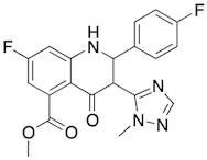 Methyl 7-fluoro-2-(4-fluorophenyl)-3-(1-methyl-1H-1,2,4-triazol-5-yl)-4-oxo-1,2,3,4-tetrahydroqu...