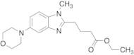 1-​Methyl-​5-​(4-​morpholinyl)​-1H-​benzimidazole-​2-​butanoic Acid Ethyl Ester