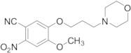 4-Methoxy-5-[3-(morpholin-4-yl)propoxy]-2-nitrobenzonitrile