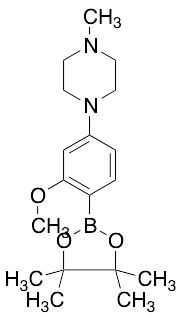 1-[3-Methoxy-4-(4,4,5,5-tetramethyl-1,3,2-dioxaborolan-2-yl)phenyl]-4-methylpiperazine