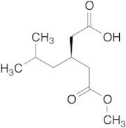 (3S)​-3-​(2-Methylpropyl)​-pentanedioic Acid 1-Methyl Ester