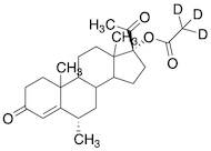 4-Pregnen-6Alpha-methyl-17-ol-3,20-dione 17-Acetate-d3