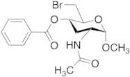 Methyl 2-(Acetylamino)-6-bromo-2,3,6-trideoxy-α-D-ribo-hexopyranoside 4-Benzoate