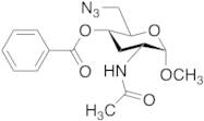 Methyl 2-(Acetylamino)-6-azido-2,3,6-trideoxy-α-D-ribo-hexopyranoside 4-Benzoate