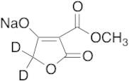 Methyl 2,5-Dihydro-4-hydroxy-2-oxo-3-furancarboxylic Acid-d2 Ester Sodium Salt