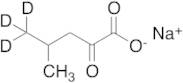 Sodium 2-Keto-4(R,S)-methyl-d3-pentanoate