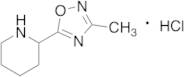 2-(3-Methyl-1,2,4-oxadiazol-5-yl)piperidine Hydrochloride