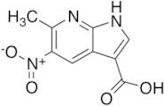 6-Methyl-5-nitro-7-azaindole-3-carboxylic Acid