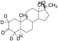 5α-Androstan-17α-methyl-17β-ol-3-one-2,2,4,4-d4