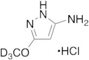 5-Methoxy-1H-pyrazol-3-amine Hydrochloride-d3