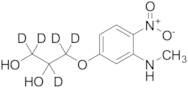 3-(3-(Methylamino)-4-nitrophenoxy)propane-1,1,2,3,3-D₅-1,2-diol