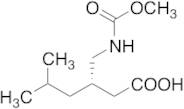 (3S)​-3-​[[(Methoxycarbonyl)​amino]​methyl]​-​5-​methylhexanoic Acid