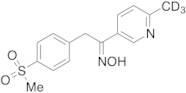 2-(4-methylsulfonyl)phenyl-1-(6-methylpyridin-3-yl)ethanone Oxime-d3