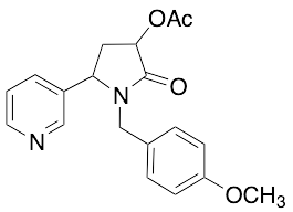 1-(4-Methoxybenzyl)-3-acetoxynorcotinine