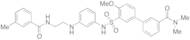 4'-Methoxy-N,N-dimethyl-3'-[[[3-[[2-[(3-methylbenzoyl)amino]ethyl]amino]phenyl]amino]sulfonyl]-[1,1'-biphenyl]-3-carboxamide