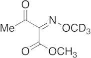 (Z)-2-(Methoxyimino)-3-oxobutanoic Acid-d3 Methyl Ester