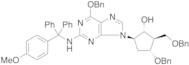 (1R,2R,3R,5R)-5-[(4-Methoxyphenyl)-diphenylmethylamino-6-bezyloxy-9H-purin-9-yl]-3-(phenylmethoxy)…