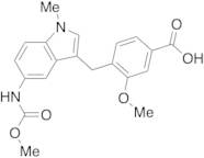 3-Methoxy-4-[[5-[(methoxycarbonyl)amino]-1-methyl-1H-indol-3-yl]methyl]benzoic Acid