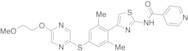 N-[4-[4-[[5-(2-Methoxyethoxy)-2-pyrazinyl]thio]-2,6-dimethylphenyl]-2-thiazolyl]-4-pyridinecarboxa…