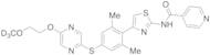 N-[4-[4-[[5-(2-Methoxyethoxy)-2-pyrazinyl]thio]-2,6-dimethylphenyl]-2-thiazolyl]-4-pyridinecarboxa…