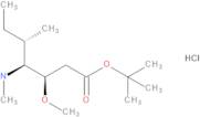 (3R,4S,5S)-3-Methoxy-5-methyl-4-(methylamino)heptanoic Acid 1,1-Dimethylethyl Ester Hydrochloride