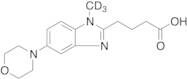 4-(1-Methyl-d3-5-morpholino-1H-benzo[d]imidazol-2-yl)butanoic Acid