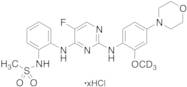 N-(2-(2-(2-Methoxy-d3-4-morpholinophenylamino)-5-fluoropyrimidin-4-ylamino)phenyl)methanesulfonamide xHydrochloride