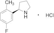 (R)-2-​(2-Methyl-5-​fluorophenyl)pyrrolidine Hydrochloride