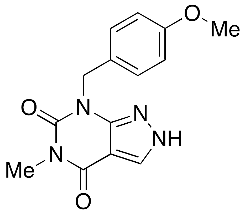 7-[(4-Methoxyphenyl)methyl]-5-methyl-2H-pyrazolo[3,4-d]pyrimidine-4,6(5H,7H)-dione