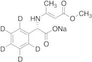 (S)​-a-​[(3-​Methoxy-​1-​methyl-​3-​oxo-​1-​propenyl)​amino]​-​benzeneacetic Acid-d5 Monosodium ...