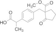 2-(4-((1-(Methoxycarbonyl)-2-oxocyclopentyl)methyl)phenyl)propanoic Acid