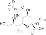 2-O-Methyl-beta-D-N-acetylneuraminic Acid-13CD3