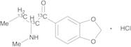 2-(Methylamino)-3',4'-(methylenedioxy)butyrophenone-13C4
