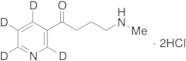 4-(Methylamino)-1-(3-pyridyl-d4)-1-butanone Dihydrochloride