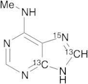6-(Methylamino)purine-13C2,15N
